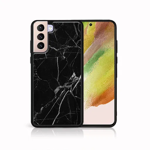 MY ART Ochranný kryt Samsung Galaxy S21 Plus 5G -BLACK MARBLE (142)