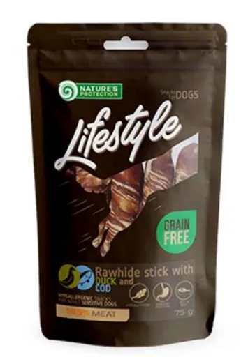 Natures P Lifestyle dog Rawhide duck & cod stick 75 g