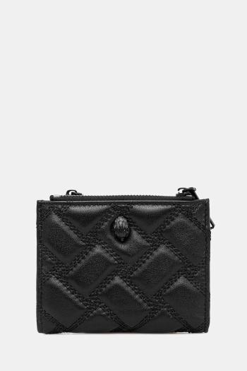 Kožená peňaženka Kurt Geiger London MINI PURSE KENSINGTON čierna farba, 648500109