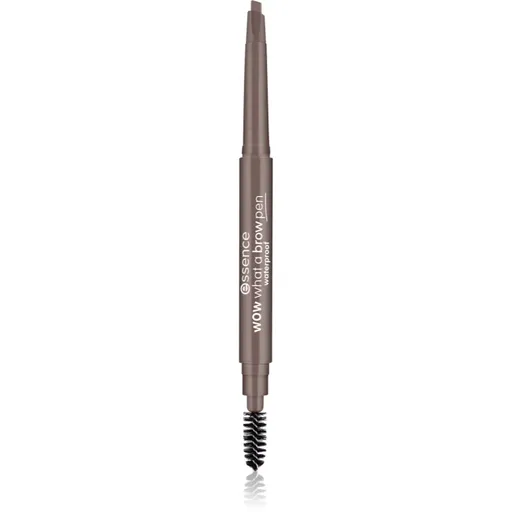 essence WOW What a Brow ceruzka na obočie s kefkou odtieň 01 Light Brown 0,2 g