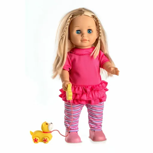 Teddies bábika Sofinka s pejskem chodící a mluvící 42 cm