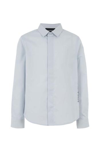 Detská bavlnená košeľa Emporio Armani 6D4CJB 4N8QZ