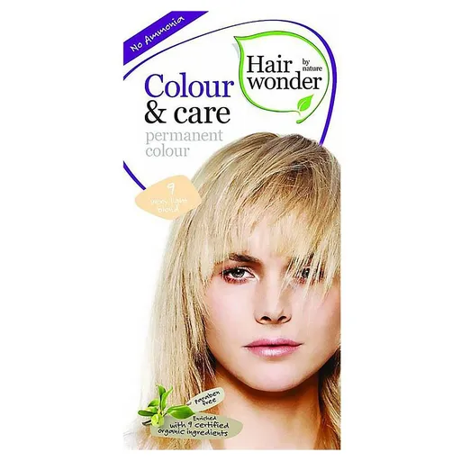 HAIRWONDER Dlhotrvajúca farba na vlasy 9 Veľmi svetlá blond BIO 100 ml