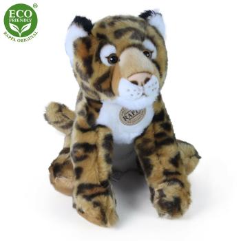 Plyšový leopard sediaci 30 cm ECO-FRIENDLY