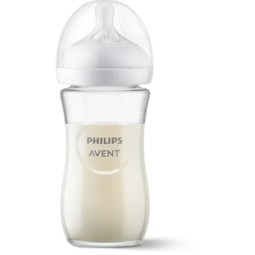 Philips Avent Natural Response Glass SCY933/01 dojčenská fľaša 3-6 m 240 ml