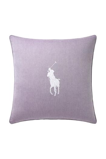 Obliečka na vankúš Ralph Lauren OXFORD Chalet 50 x 50 cm fialová farba