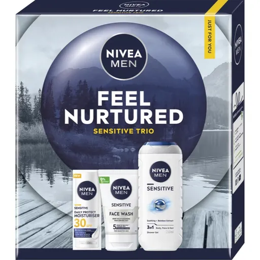 NIVEA MEN Feel Nurtured darčeková sada na telo a tvár