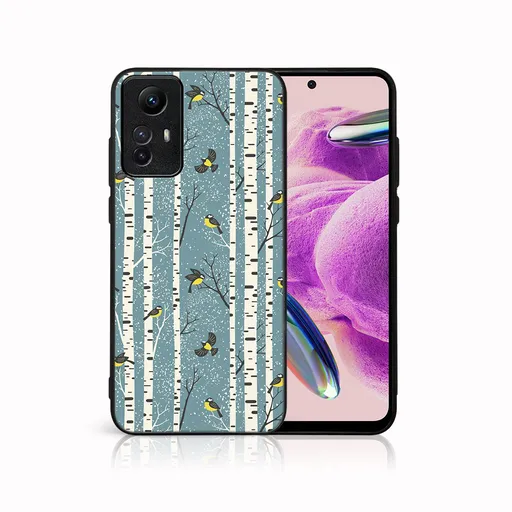 MY ART Kryt s vianočným dizajnom Xiaomi Redmi Note 12S BIRCH (072)
