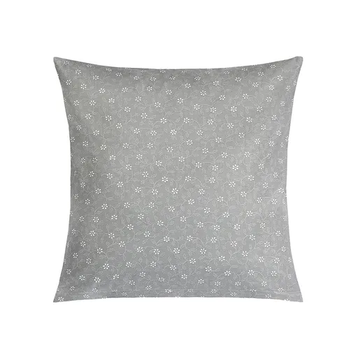 Bellatex Vankúš Adéla Nafukovací kvietok sivý,biely, 40 x 40 cm