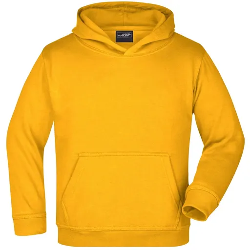 James & Nicholson (Daiber) Detská mikina s kapucňou JN047k - Zlato žltá | XL