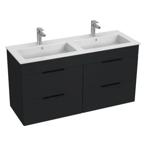 Jika Cube kúpeľňová skrinka s umývadlom 120x43x62,2 cm antracit mat H4536621763521