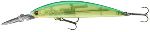 Daiwa wobler tournament current master 93f-dr lime chart - 9,3 cm 12 g