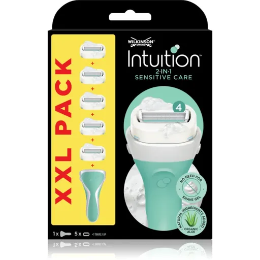 Wilkinson Sword Intuition Sensitive holiaci strojček + náhradné hlavice 5 ks