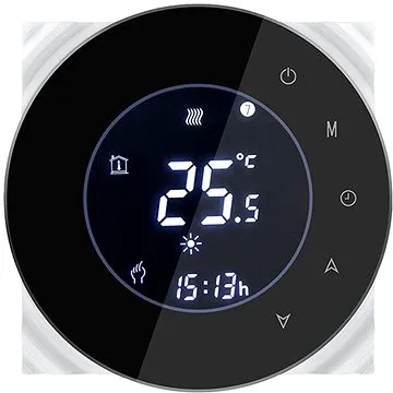 iQtech SmartLife GALW-B, WiFi termostat na kotly s potenciálovým spínaním, čierny (IQTGALW-B)