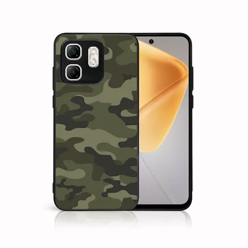 MY ART Ochranný kryt pre Infinix Hot 50i GREEN CAMO (235)