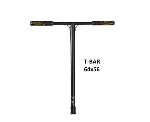 Náhradná tyč s gripmi na riadidlá pre Freestyle kolobežku MOVINO, X-core black