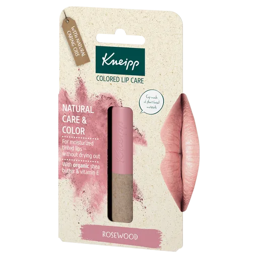 Kneipp Farebný balzam Rosewood, 4,7 g