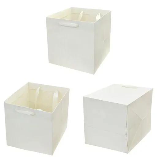 Papierová darčeková taška TORO 20x20x20cm MIX farieb