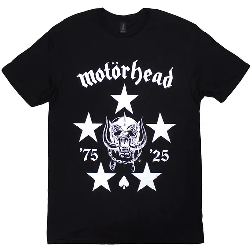 Motörhead tričko 50 Years BMG Logo Čierna S