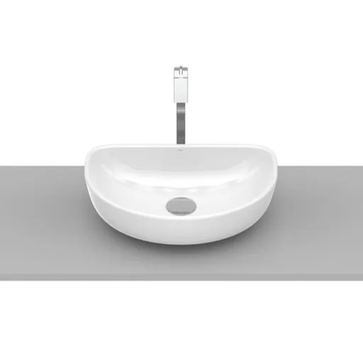 Roca Optica umývadlo na dosku 45x35 cm bez otvoru pre batériu, bez prepadu A327C10000