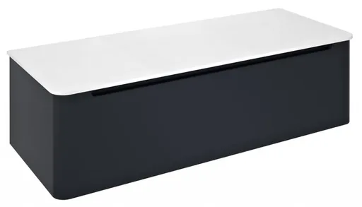 SAPHO - KERALA umývadlová skrinka 120x35x47,5cm, 1x zásuvka, antracitový mat KR120-3434