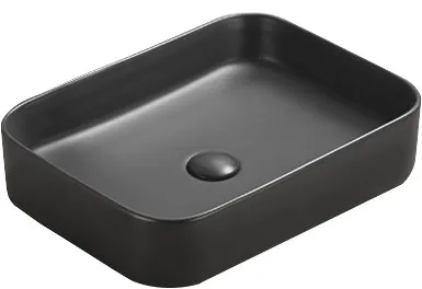 MEXEN - Vena umývadlo na dosku 50 x 37, čierna mat 22195085