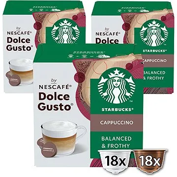 Starbucks by Nescafé Dolce Gusto Cappuccino, 3 balenia (12401283)