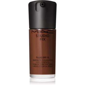 MAC Cosmetics Studio Fix Fluid SPF 15 24HR Matte Foundation + Oil Control zmatňujúci make-up SPF 15 odtieň NW55 30 ml