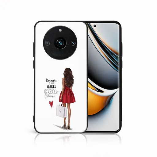 MY ART Ochranný kryt pre Realme 11 Pro 5G / Pro+ 5G RED DRESS (137)