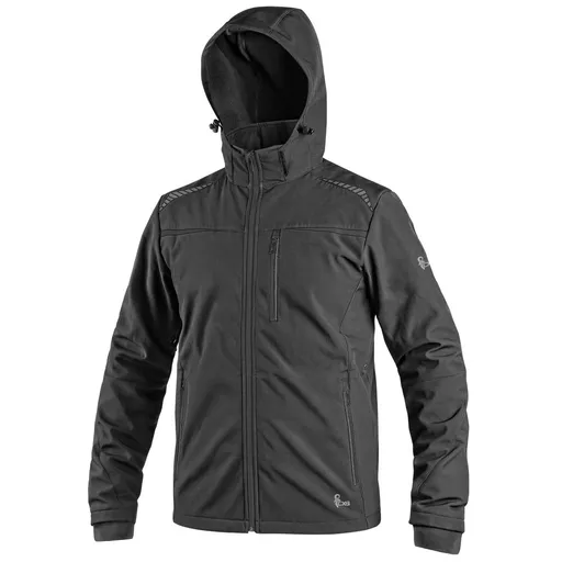 Canis (CXS) Pánska softshellová bunda CXS NORFOLK - Čierna | 2XL