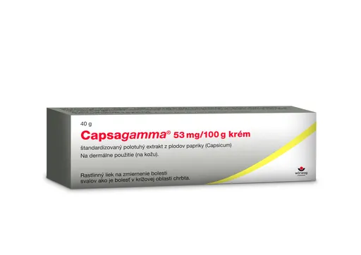 Capsagamma 53 mg/100 g krém crm. 1 x 40 g