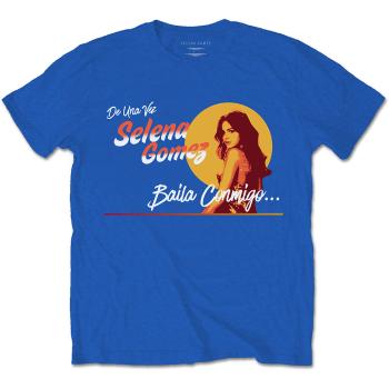 Selena Gomez tričko Mural Modrá XL