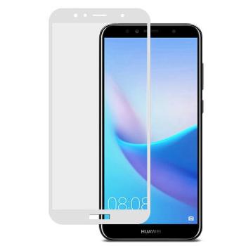 3D Tvrdené sklo Huawei Y6 2018 biele