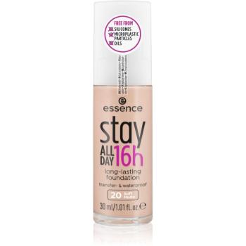 Essence Stay ALL DAY 16h vodeodolný make-up odtieň 20 Soft Nude 30 ml