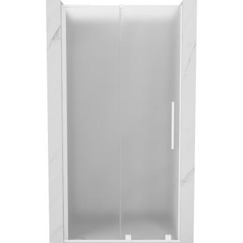 MEXEN/S - Velar L posuvné sprchové dvere 90 cm, dekor, biela 871-090-003-31-20