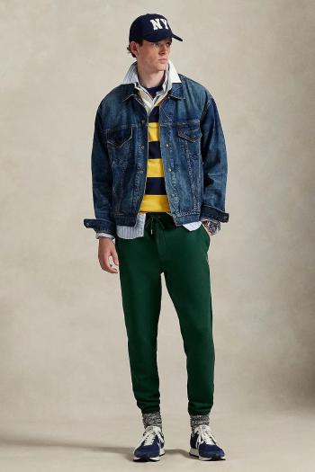 Tepláky Polo Ralph Lauren žltá farba, jednofarebné, 710881518