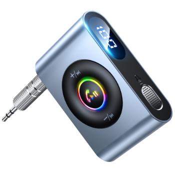 Joyroom JR-CB1 Bluetooth Transmitter 3.5mm mini jack, sivý (JR-CB1)