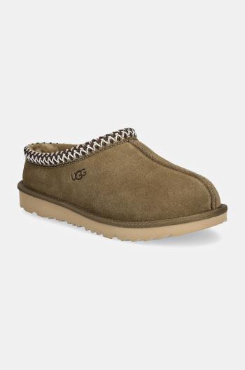 Detské semišové papuče UGG K TASMAN II čierna farba
