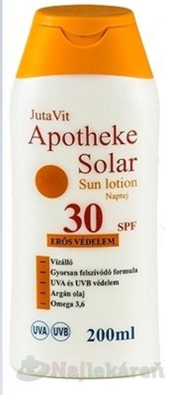 JutaVit Apotheke Solar Sun lotion 30 SPF, 200 ml mlieko