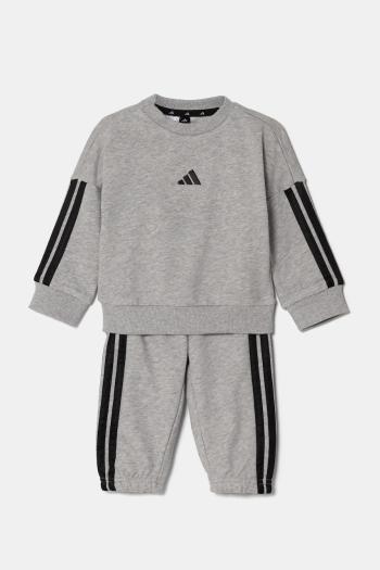 Detská tepláková súprava adidas šedá farba, JD8163