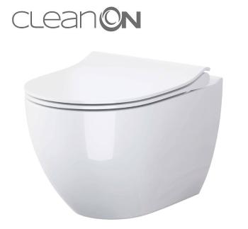 CERSANIT - SET B246 závesná misa ZEN CLEAN ON vrátane dur. sedátka SLIM S701-428