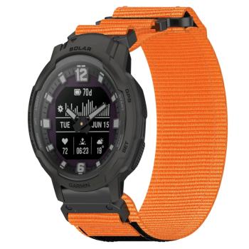 NYLON remienok pre Garmin Instinct Crossover Solar oranžový