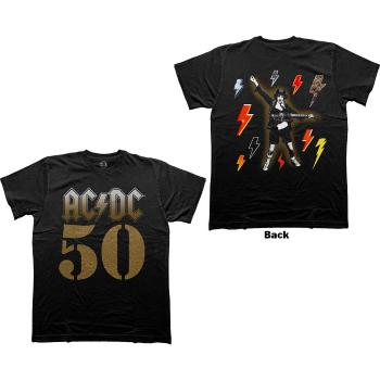 AC/DC tričko Bolt Array Čierna XXL