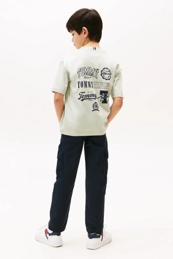 Tričko Tommy Hilfiger béžová farba, KB0KB09720