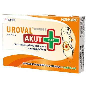 WALMARK Uroval Manosa Akut Plus 10 tabliet