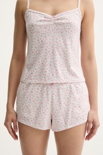 Pyžamové šortky Hollister Co. béžová farba, KI346-5036