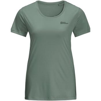 Jack Wolfskin  Tech Tee W  Tričká s krátkym rukávom Zelená