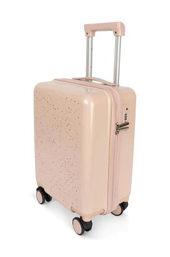 Detský kufrík Konges Sløjd TRAVEL SUITCASE ružová farba, KS102128