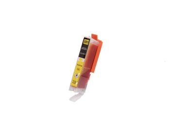 Kompatibilná atramentová náplň 6446B001, CLI551YXL, 12ml listov pre tlačiarne Canon (BULK), žltá