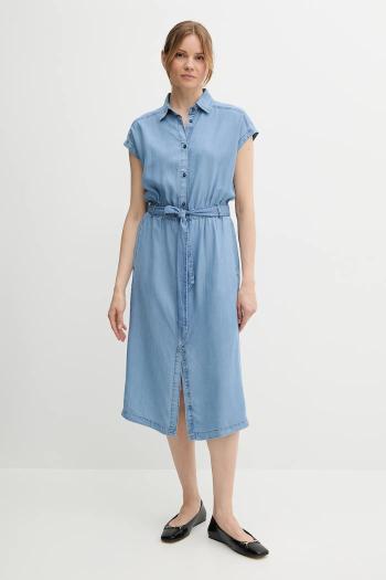 Šaty United Colors of Benetton midi, áčkový strih, 4KHNDV0BI